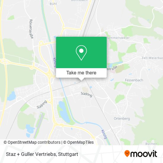 Staz + Guller Vertriebs map