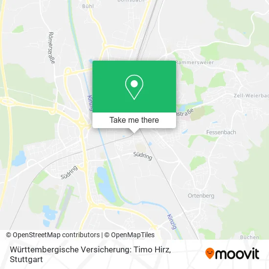 Карта Württembergische Versicherung: Timo Hirz