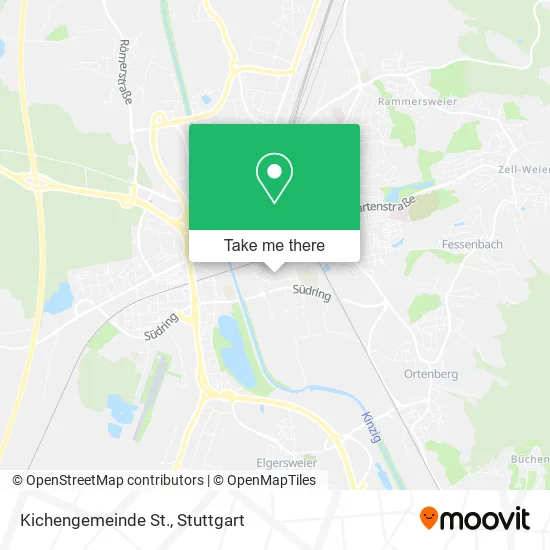 Карта Kichengemeinde St.