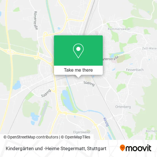 Карта Kindergärten und -Heime Stegermatt