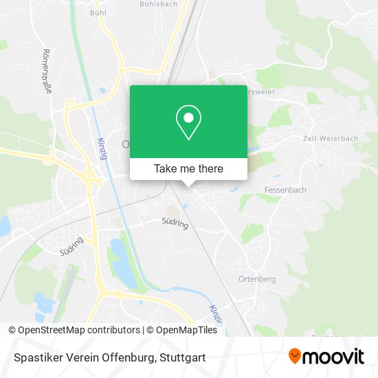 Карта Spastiker Verein Offenburg