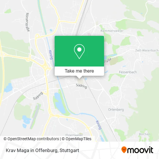 Карта Krav Maga in Offenburg