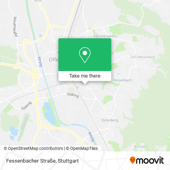 Карта Fessenbacher Straße