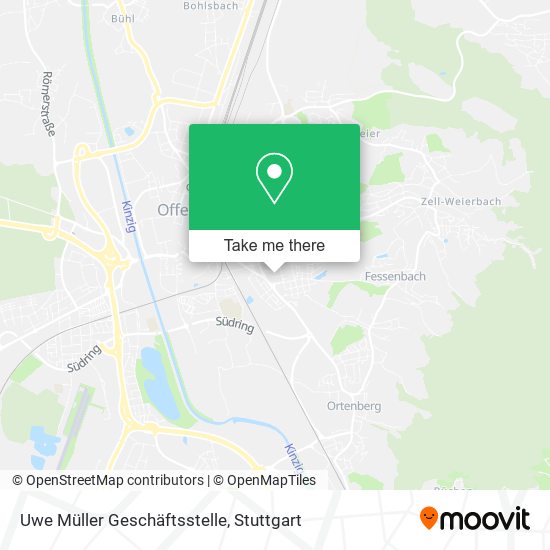Карта Uwe Müller Geschäftsstelle