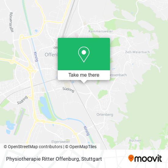 Карта Physiotherapie Ritter Offenburg