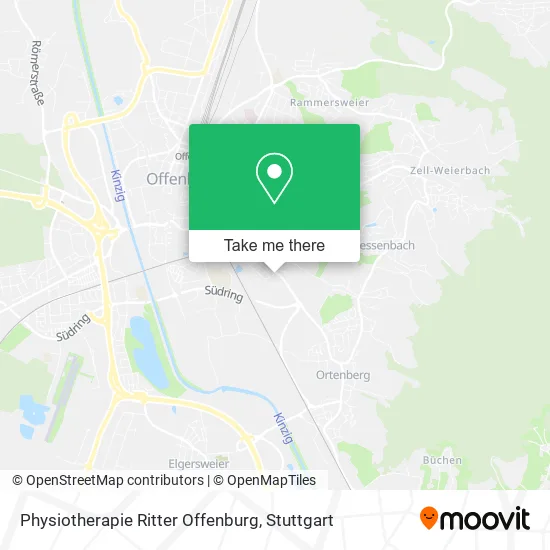 Карта Physiotherapie Ritter Offenburg
