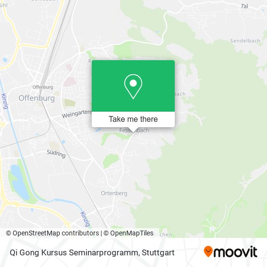 Qi Gong Kursus Seminarprogramm map