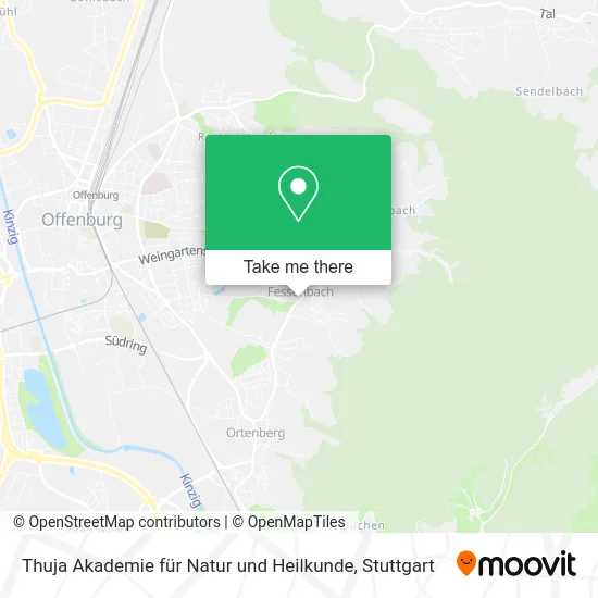 Карта Thuja Akademie für Natur und Heilkunde