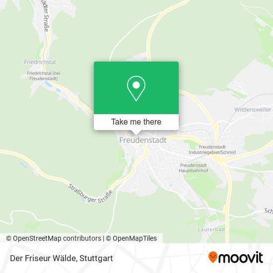 Der Friseur Wälde map