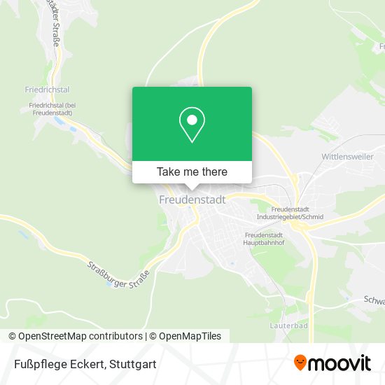Fußpflege Eckert map