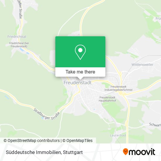 Süddeutsche Immobilien map