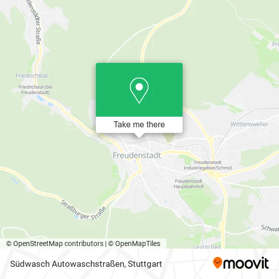 Карта Südwasch Autowaschstraßen