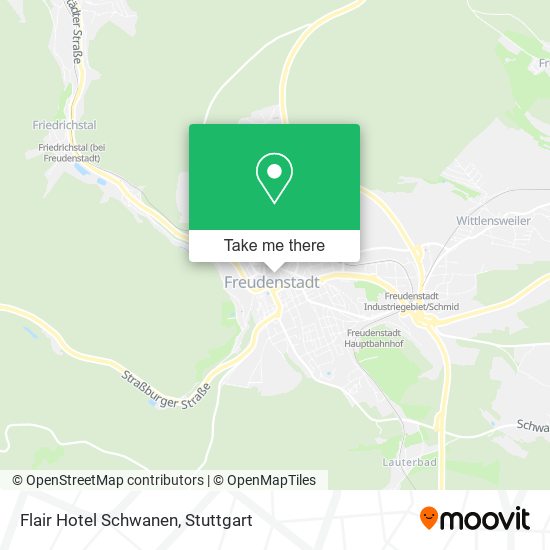 Flair Hotel Schwanen map