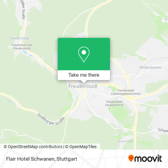 Карта Flair Hotel Schwanen