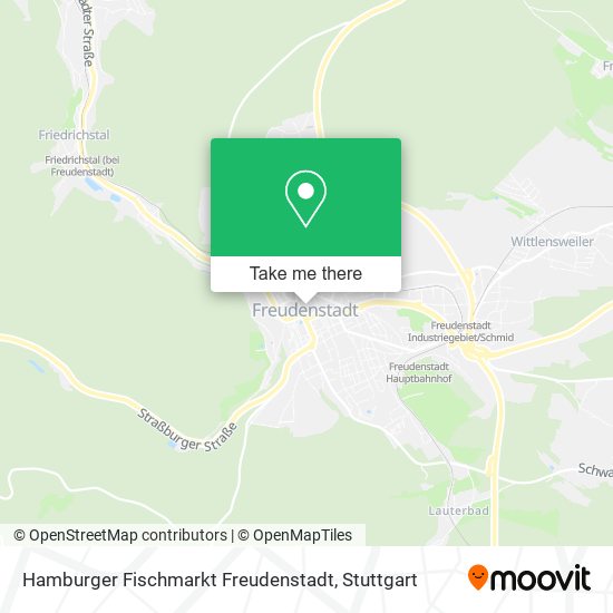 Hamburger Fischmarkt Freudenstadt map