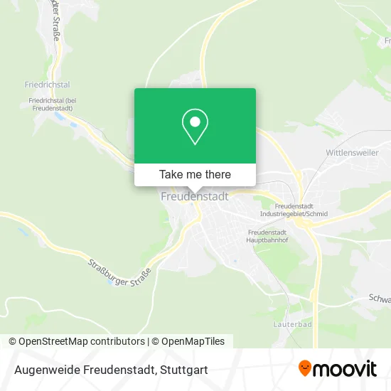 Карта Augenweide Freudenstadt