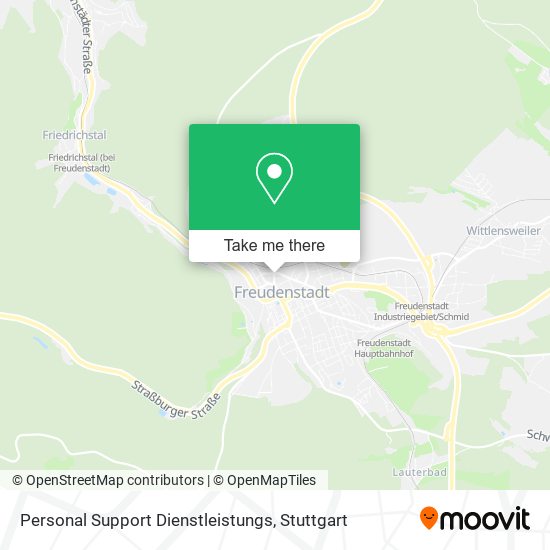 Personal Support Dienstleistungs map