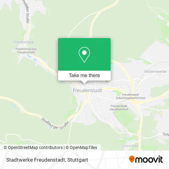 Карта Stadtwerke Freudenstadt