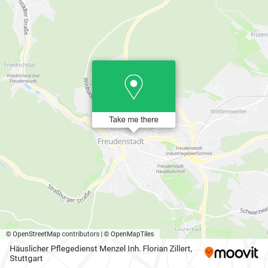 Häuslicher Pflegedienst Menzel Inh. Florian Zillert map