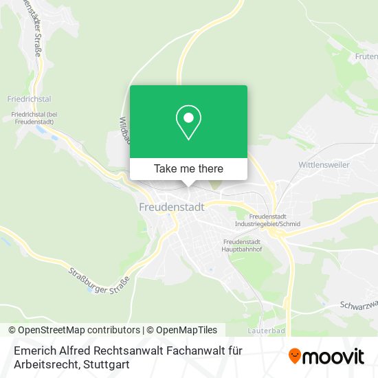 Emerich Alfred Rechtsanwalt Fachanwalt für Arbeitsrecht map