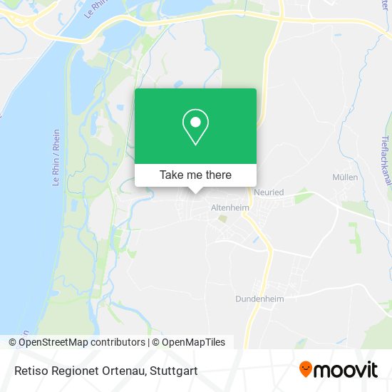 Retiso Regionet Ortenau map