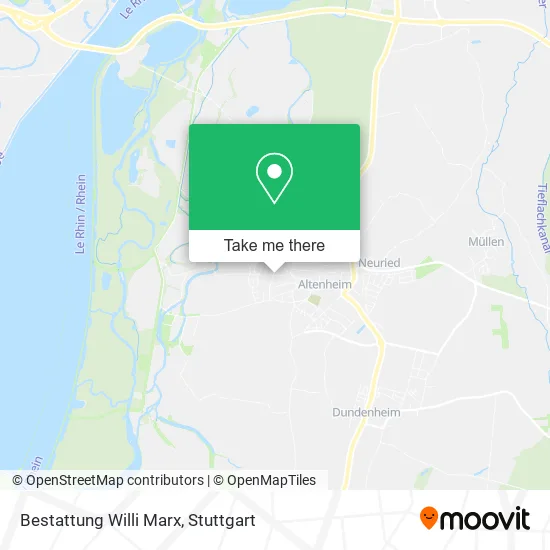 Карта Bestattung Willi Marx