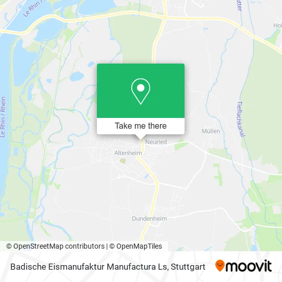 Карта Badische Eismanufaktur Manufactura Ls