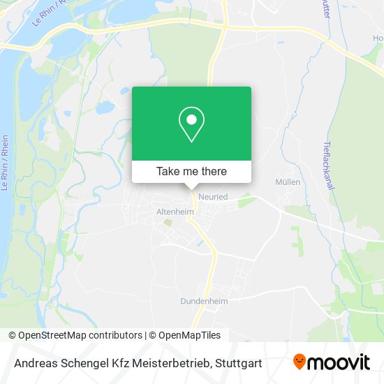 Andreas Schengel Kfz Meisterbetrieb map