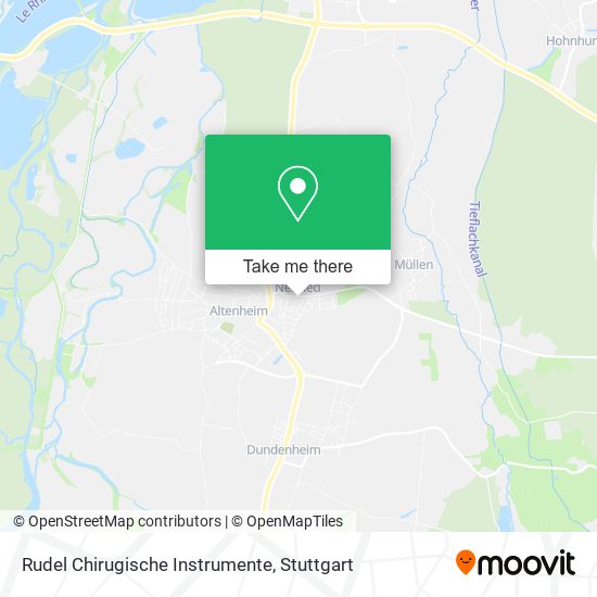 Карта Rudel Chirugische Instrumente