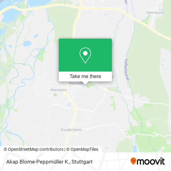 Карта Akap Blome-Peppmüller K.
