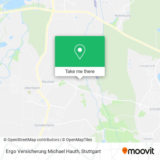 Ergo Versicherung Michael Hauth map