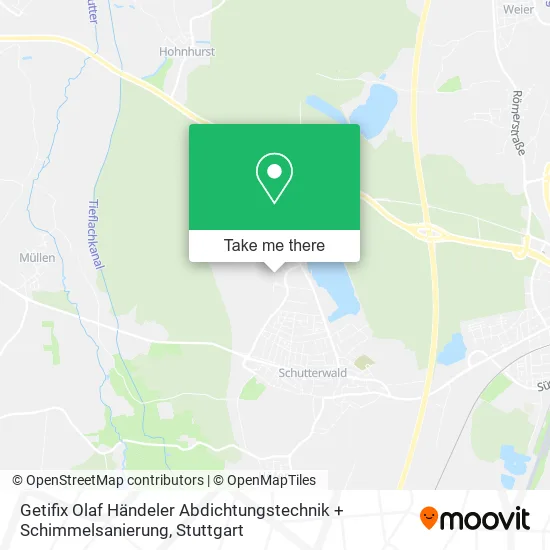 Карта Getifix Olaf Händeler Abdichtungstechnik + Schimmelsanierung