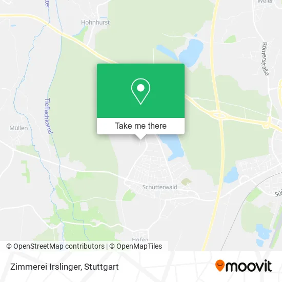 Карта Zimmerei Irslinger