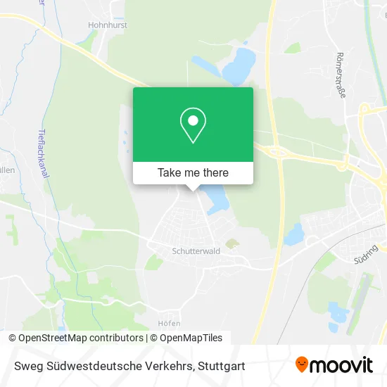 Карта Sweg Südwestdeutsche Verkehrs