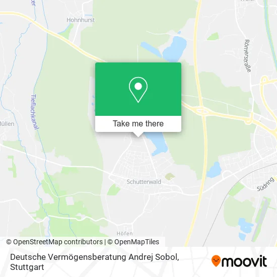 Карта Deutsche Vermögensberatung Andrej Sobol