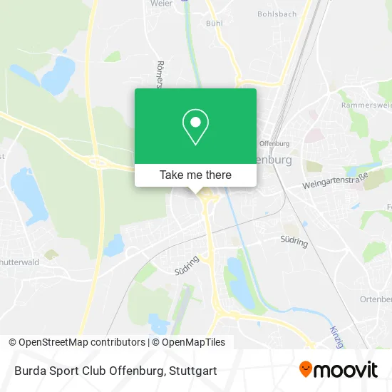 Карта Burda Sport Club Offenburg