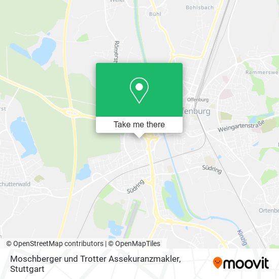 Moschberger und Trotter Assekuranzmakler map
