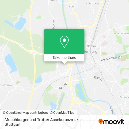 Карта Moschberger und Trotter Assekuranzmakler