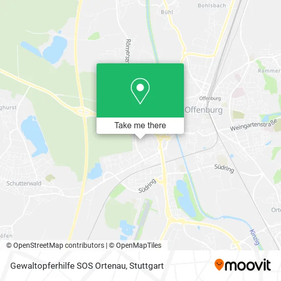 Карта Gewaltopferhilfe SOS Ortenau