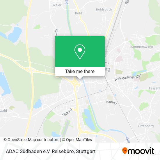 ADAC Südbaden e.V. Reisebüro map