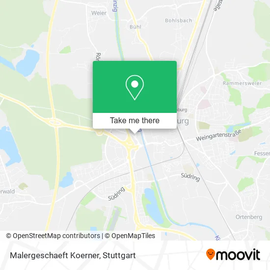 Карта Malergeschaeft Koerner