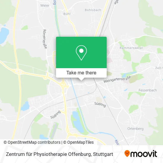 Карта Zentrum für Physiotherapie Offenburg