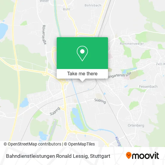 Карта Bahndienstleistungen Ronald Lessig