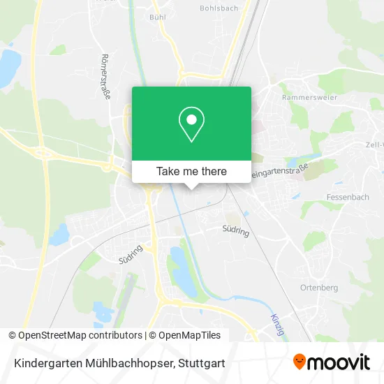 Карта Kindergarten Mühlbachhopser