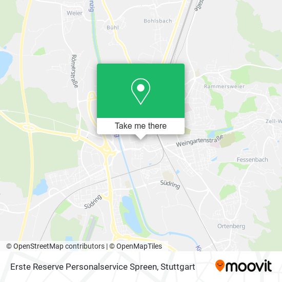 Erste Reserve Personalservice Spreen map