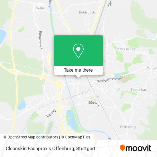 Карта Cleanskin Fachpraxis Offenburg