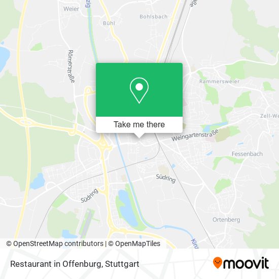 Restaurant in Offenburg map