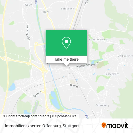 Карта Immobilienexperten Offenburg