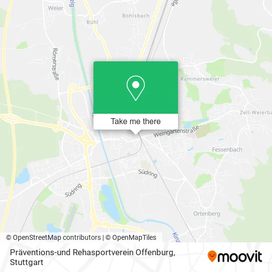 Карта Präventions-und Rehasportverein Offenburg