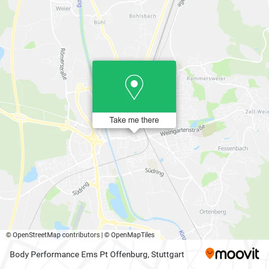 Карта Body Performance Ems Pt Offenburg